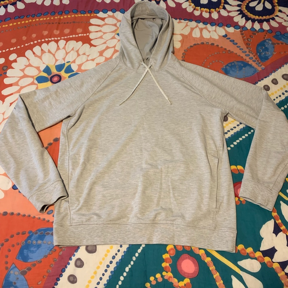 Lululemon City Sweat Pullover Hoodie - Color, light grey/sea salt